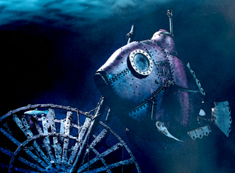 FichtenFoo's Fantastical Fish-Shaped Submersible