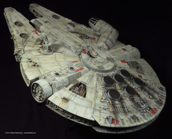 Completed Â» Millennium Falcon [Fine Molds 1/72 Scale] – FichtenFoo