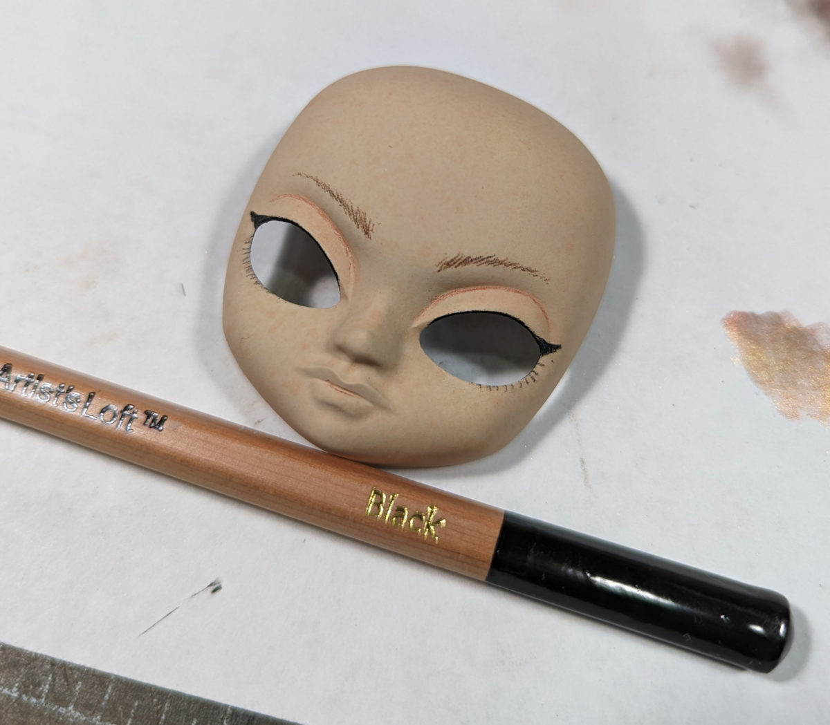 Tutorial » Simple Doll Faceup using my Maude figure FichtenFoo