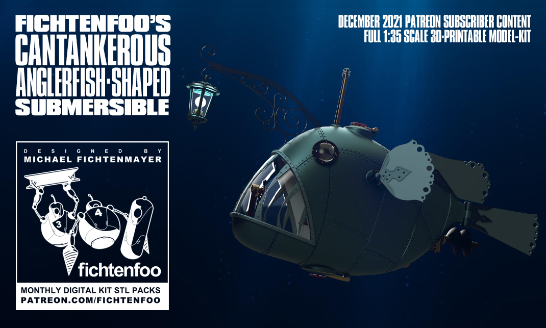 FichtenFoo’s Cantankerous Anglerfish-Shaped Submersible (FILES ONLY ...