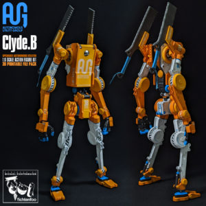 AUG Clyde.B 1/6 Scale Action Figure (Files Only)